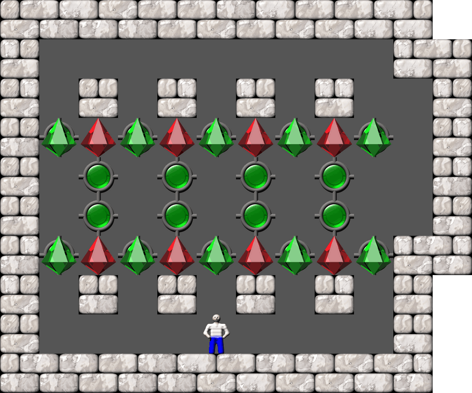 Sokoban Secundus gradus ad Olympo level 44